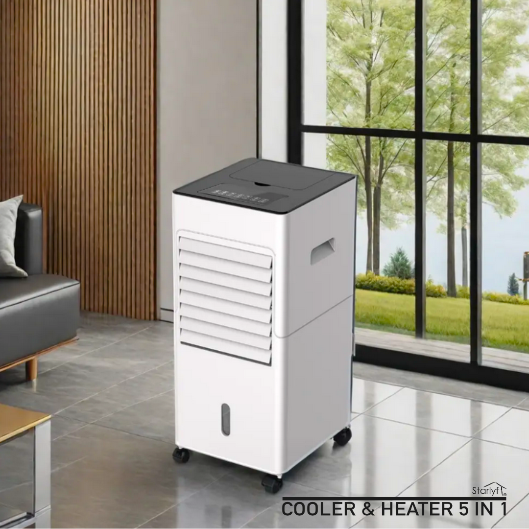 Refrigerador de ambientes, calefactor, ventilador, humidificador y purificador de aire